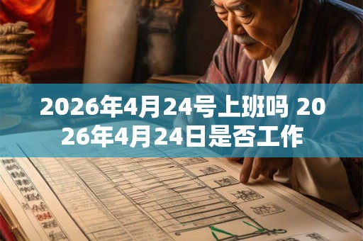 2026年4月24号上班吗 2026年4月24日是否工作