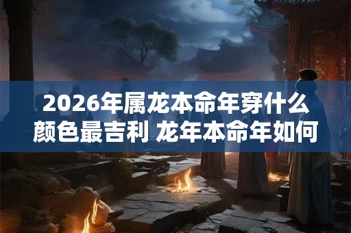 2026年属龙本命年穿什么颜色最吉利 龙年本命年如何化解太岁