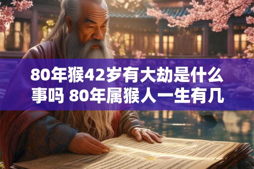 80年猴42岁有大劫是什么事吗 80年属猴人一生有几段婚姻