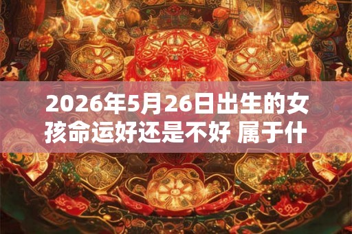 2026年5月26日出生的女孩命运好还是不好 属于什么命