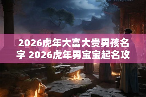 2026虎年大富大贵男孩名字 2026虎年男宝宝起名攻略