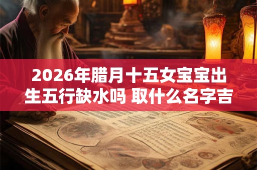 2026年腊月十五女宝宝出生五行缺水吗 取什么名字吉利