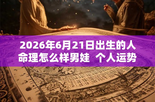 2026年6月21日出生的人命理怎么样男娃  个人运势好不好