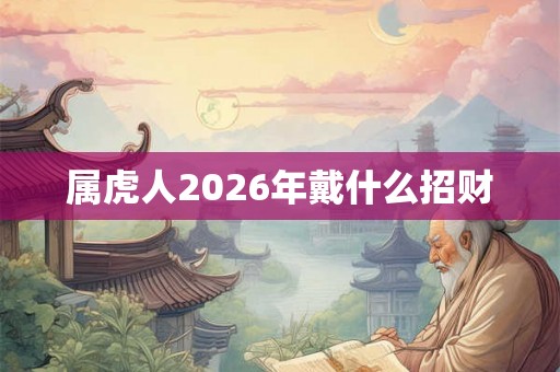 属虎人2026年戴什么招财