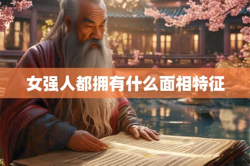 女强人都拥有什么面相特征
