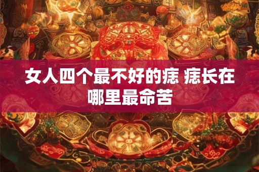 女人四个最不好的痣 痣长在哪里最命苦