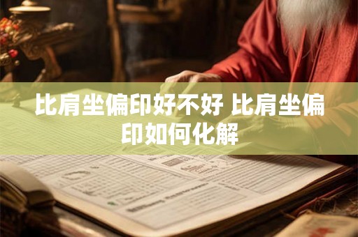 比肩坐偏印好不好 比肩坐偏印如何化解