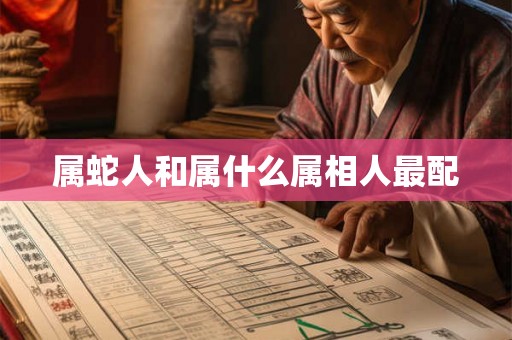 属蛇人和属什么属相人最配