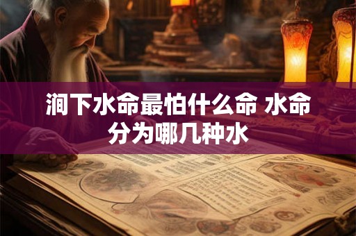 涧下水命最怕什么命 水命分为哪几种水