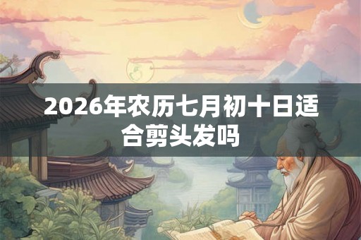 2026年农历七月初十日适合剪头发吗