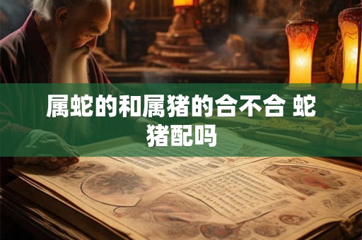 属蛇的和属猪的合不合 蛇猪配吗