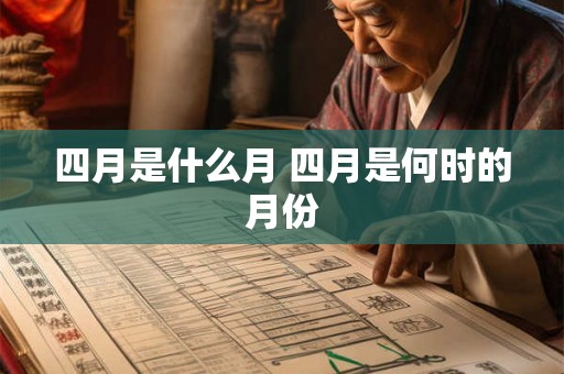 四月是什么月 四月是何时的月份