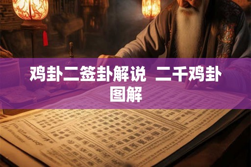 鸡卦二签卦解说  二千鸡卦图解