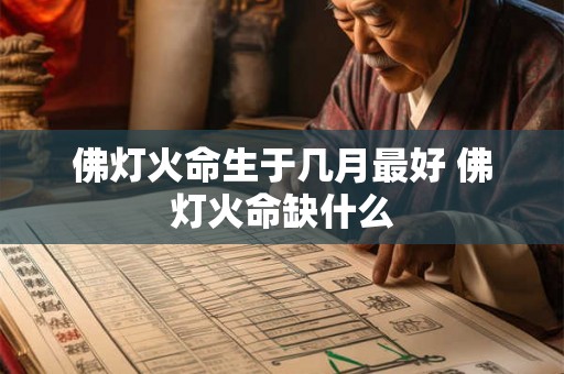 佛灯火命生于几月最好 佛灯火命缺什么 佛灯火命生于几月最好 佛灯火命缺什么