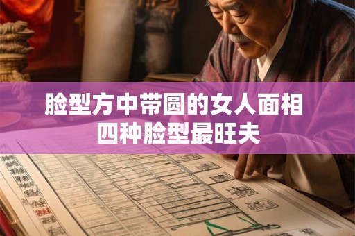 脸型方中带圆的女人面相 四种脸型最旺夫