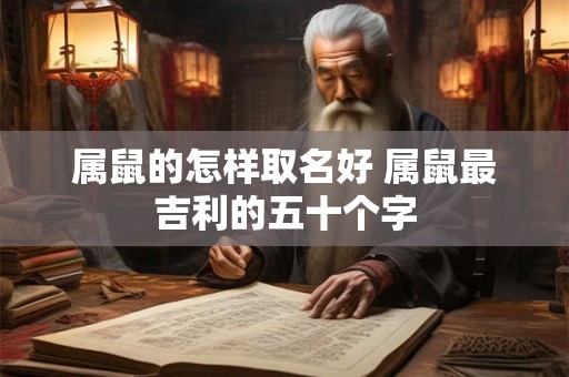 属鼠的怎样取名好 属鼠最吉利的五十个字
