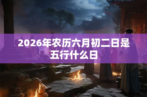 2026年农历六月初二日是五行什么日 2026年农历六月初二日是五行什么日