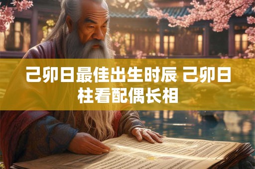 己卯日最佳出生时辰 己卯日柱看配偶长相 己卯日最佳出生时辰 己卯日柱看配偶长相