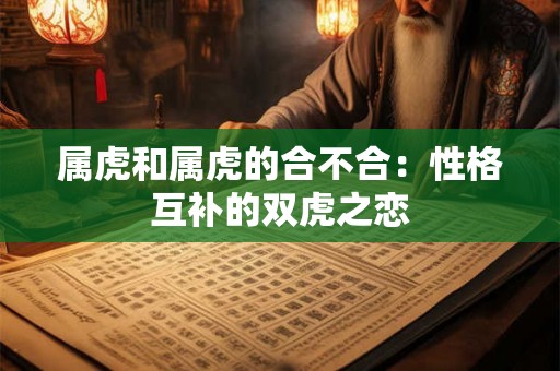 属虎和属虎的合不合：性格互补的双虎之恋