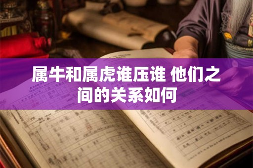 属牛和属虎谁压谁 他们之间的关系如何 属牛和属虎谁压谁 他们之间的关系如何