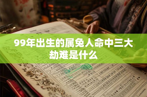 99年出生的属兔人命中三大劫难是什么 99年出生的属兔人命中三大劫难是什么