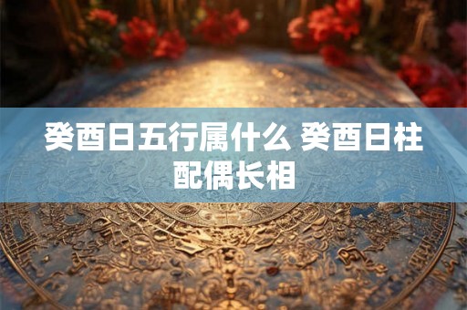 癸酉日五行属什么 癸酉日柱配偶长相 癸酉日五行属什么 癸酉日柱配偶长相