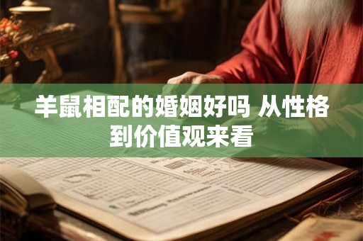 羊鼠相配的婚姻好吗 从性格到价值观来看 羊鼠相配的婚姻好吗 从性格到价值观来看