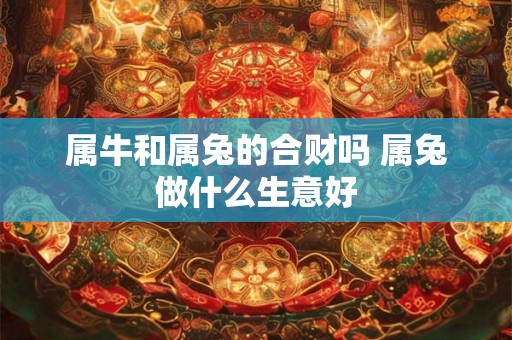 属牛和属兔的合财吗 属兔做什么生意好 属牛和属兔的合财吗 属兔做什么生意好