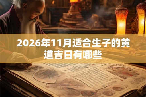 2026年11月适合生子的黄道吉日有哪些 2026年11月适合生子的黄道吉日有哪些