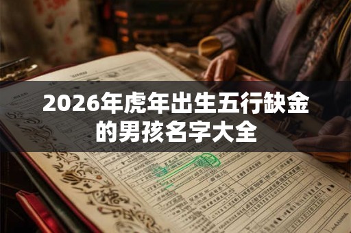 2026年虎年出生五行缺金的男孩名字大全 2026年虎年出生五行缺金的男孩名字大全