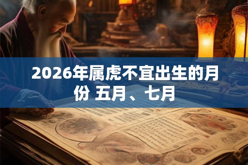 2026年属虎不宜出生的月份 五月、七月