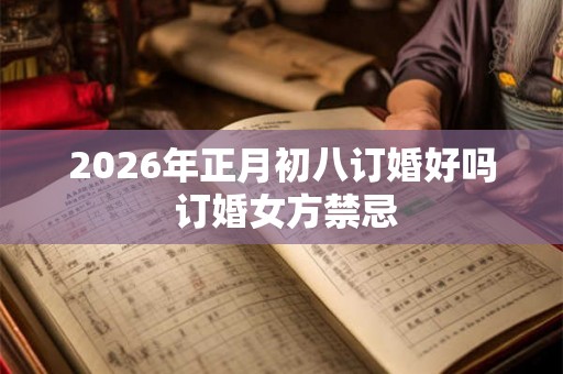 2026年正月初八订婚好吗 订婚女方禁忌 2026年正月初八订婚好吗 订婚女方禁忌