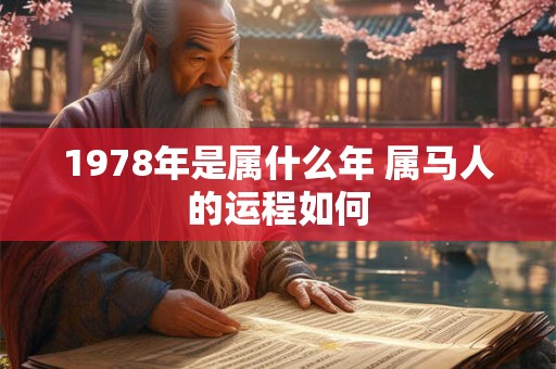 1978年是属什么年 属马人的运程如何 1978年是属什么年 属马人的运程如何