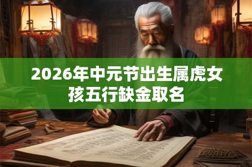 2026年中元节出生属虎女孩五行缺金取名 2026年中元节出生属虎女孩五行缺金取名