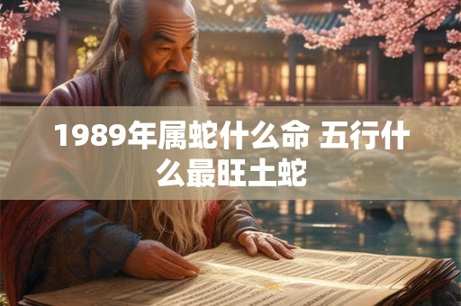 1989年属蛇什么命 五行什么最旺土蛇 1989年属蛇什么命 五行什么最旺土蛇