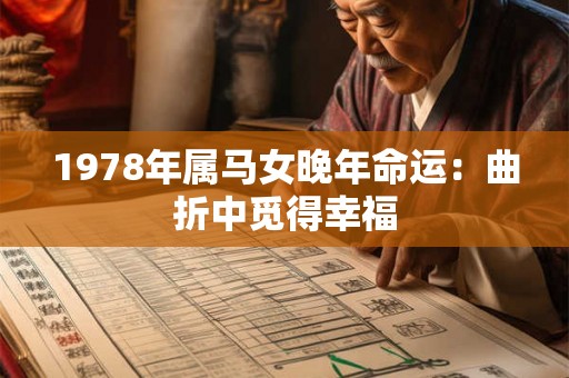 1978年属马女晚年命运:曲折中觅得幸福 1978年属马女晚年命运:曲折中觅得幸福