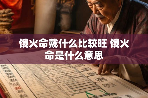 饿火命戴什么比较旺 饿火命是什么意思 饿火命戴什么比较旺 饿火命是什么意思