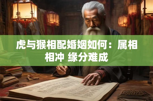 虎与猴相配婚姻如何:属相相冲 缘分难成 虎与猴相配婚姻如何:属相相冲 缘分难成