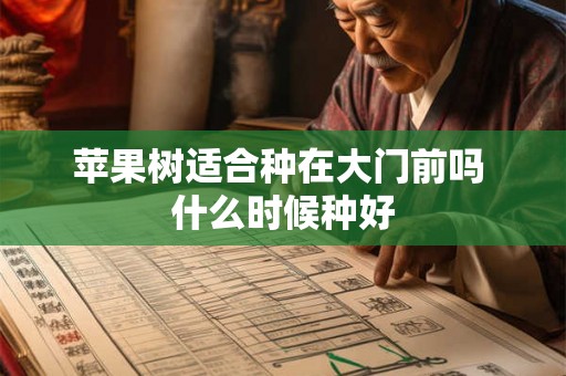 苹果树适合种在大门前吗 什么时候种好 苹果树适合种在大门前吗 什么时候种好