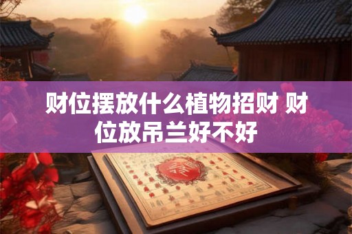 财位摆放什么植物招财 财位放吊兰好不好 财位摆放什么植物招财 财位放吊兰好不好