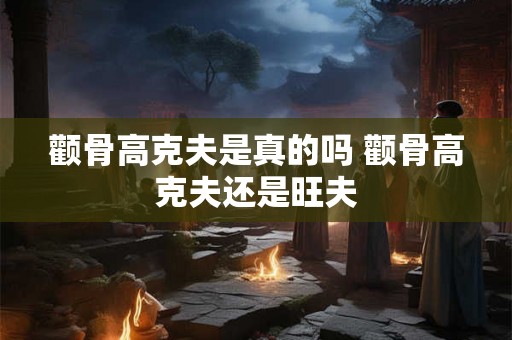 颧骨高克夫是真的吗 颧骨高克夫还是旺夫 颧骨高克夫是真的吗 颧骨高克夫还是旺夫