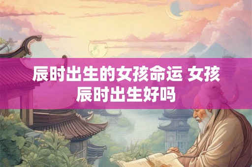 辰时出生的女孩命运 女孩辰时出生好吗 辰时出生的女孩命运 女孩辰时出生好吗