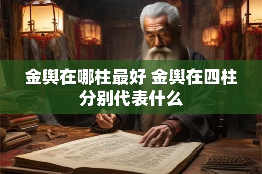金舆在哪柱最好 金舆在四柱分别代表什么