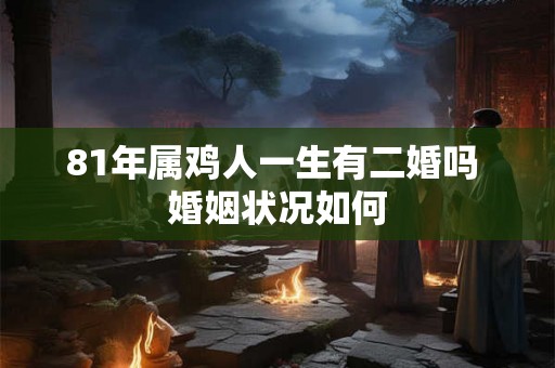 81年属鸡人一生有二婚吗 婚姻状况如何 81年属鸡人一生有二婚吗 婚姻状况如何