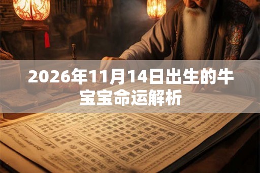 2026年11月14日出生的牛宝宝命运解析 2026年11月14日出生的牛宝宝命运解析