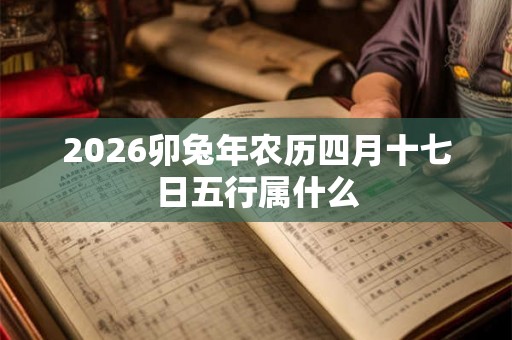 2026卯兔年农历四月十七日五行属什么