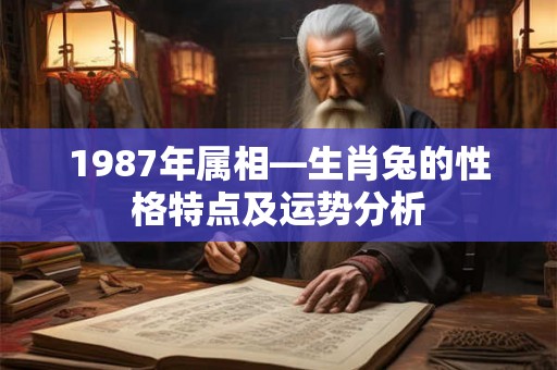 1987年属相—生肖兔的性格特点及运势分析