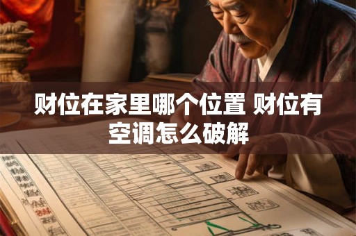 财位在家里哪个位置 财位有空调怎么破解 财位在家里哪个位置 财位有空调怎么破解