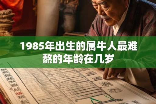 1985年出生的属牛人最难熬的年龄在几岁 1985年出生的属牛人最难熬的年龄在几岁