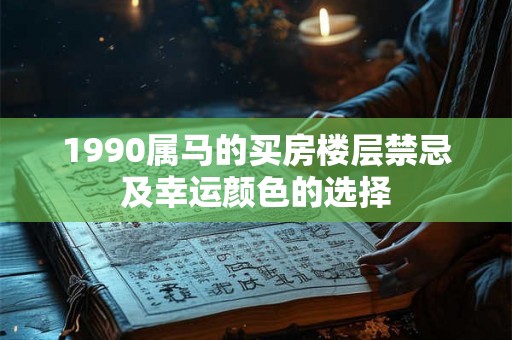 1990属马的买房楼层禁忌及幸运颜色的选择